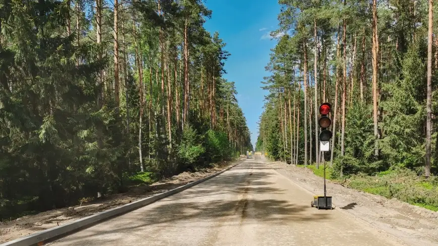 Budowa drogi, to również i niestety pewne utrudnienia