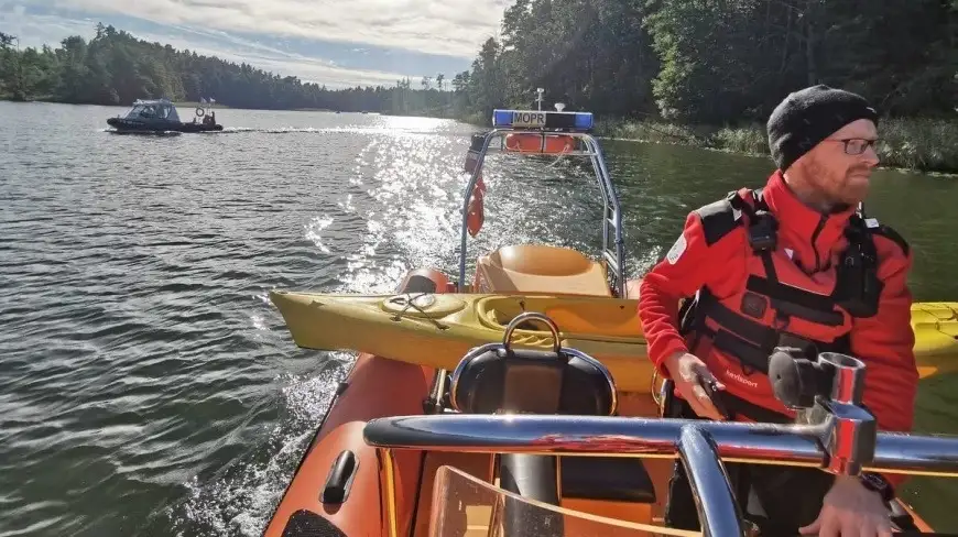 Pracowity weekend mazurskich ratowników wodnych. Były dramatyczne akcje