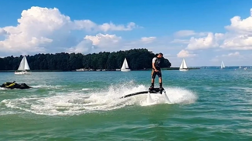 Amatorskie Mistrzostwa Flyboard Cup 2023 na Mazurach