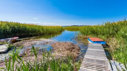 Właściciel działki zniszczył linię brzegową jeziora Śniardwy