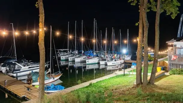 Zdjęcia nocne w porcie Ruciane Park