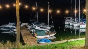 Zdjęcia nocne w porcie Ruciane Park - zdjęcie 16