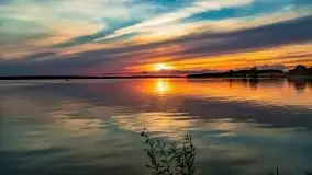 Zachód nad jeziorem Kisajno, sierpień 2021 r. - zdjęcie 4