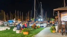 Noc w porcie Keja w Węgorzewie, sierpień 2021 - zdjęcie 16