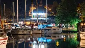 Noc w porcie Keja w Węgorzewie, sierpień 2021 - zdjęcie 14