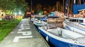 Noc w porcie Keja w Węgorzewie, sierpień 2021 - zdjęcie 21