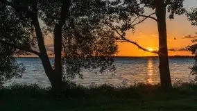 Zachód słońca nad jeziorem Dargin, wrzesień 2021 - zdjęcie 10