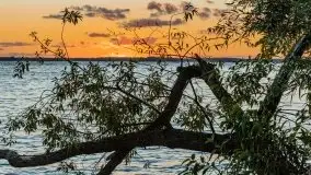 Zachód słońca nad jeziorem Dargin, wrzesień 2021 - zdjęcie 16