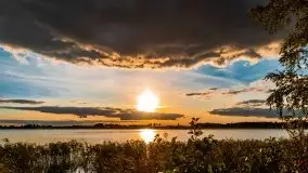 Zachód słońca nad jeziorem Kruklin, piękne te wrześniowe Mazury - zdjęcie 8