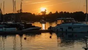 Zachód słońca nad jeziorem Bocznym, Tło Dla Mew, wrzesień 2021 - zdjęcie 42