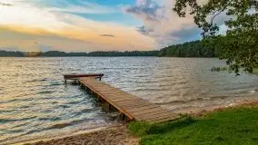 Wrześniowe jezioro Ublik o zachodzie słońca - zdjęcie 12