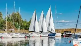 Suszenie żagli nad jeziorem Niegocin, Wilkasy - zdjęcie 28