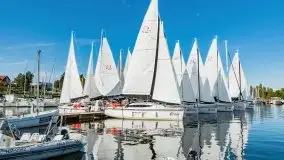 Suszenie żagli nad jeziorem Niegocin, Wilkasy - zdjęcie 56