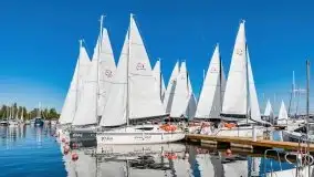 Suszenie żagli nad jeziorem Niegocin, Wilkasy - zdjęcie 33