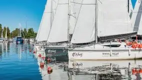 Suszenie żagli nad jeziorem Niegocin, Wilkasy - zdjęcie 49