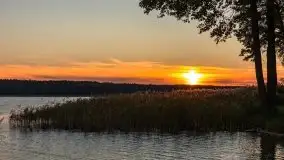 Wrześniowy zachód nad jeziorem Kisajno, widziany ze Strandy - zdjęcie 16