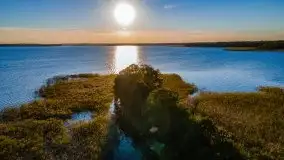 Zachód słońca nad jeziorem Dobskim, wrzesień 2021 - zdjęcie 23