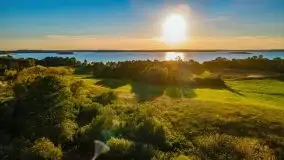 Zachód słońca nad jeziorem Dobskim, wrzesień 2021 - zdjęcie 13