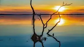 Zachód słońca nad jeziorem Dobskim, wrzesień 2021 - zdjęcie 32