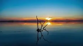 Zachód słońca nad jeziorem Dobskim, wrzesień 2021 - zdjęcie 5