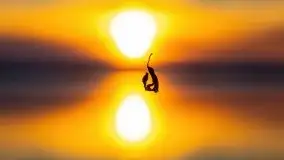 Zachód słońca nad jeziorem Dobskim, wrzesień 2021 - zdjęcie 24