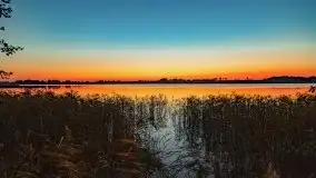 Zachód słońca nad jeziorem Kruklin, październik 2021 - zdjęcie 9