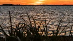 Zachód słońca nad jeziorem Dargin, październik 2021 - zdjęcie 45