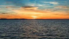 Zachód słońca nad jeziorem Dargin, październik 2021 - zdjęcie 28