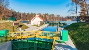 Jesienna i cicha śluza Guzianka I, Ruciane Nida - zdjęcie 26