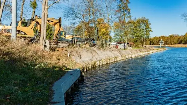 Remont kanału Piękna Góra, październik 2021 r. - zdjęcie 8