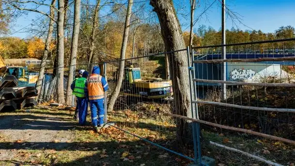 Remont kanału Piękna Góra, październik 2021 r. - zdjęcie 9