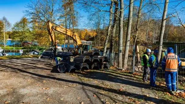 Remont kanału Piękna Góra, październik 2021 r. - zdjęcie 6