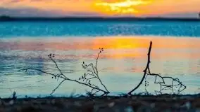 Wschód słońca nad jeziorem Święcajty, listopad 2021 r. - zdjęcie 18