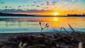 Wschód słońca nad jeziorem Święcajty, listopad 2021 r. - zdjęcie 12