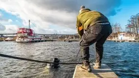 Fotorelacja z sprzątania dna w Ekomarinie Giżycko - zdjęcie 41