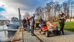 Fotorelacja z sprzątania dna w Ekomarinie Giżycko - zdjęcie 29