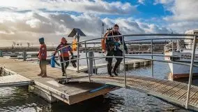 Fotorelacja z sprzątania dna w Ekomarinie Giżycko - zdjęcie 27