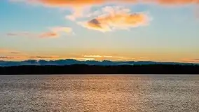 Listopadowy zachód słońca nad jeziorem Tałty, Skorupki - zdjęcie 8