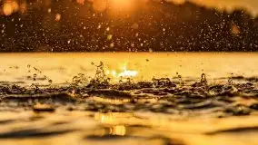 Zachód słońca nad jeziorem Tajty, widoczny z Pięknej Góry - zdjęcie 2