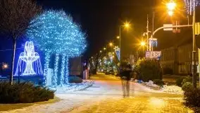 Nocne Giżycko gotowe na święta, grudzień 2021 - zdjęcie 22