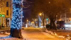 Nocne Giżycko gotowe na święta, grudzień 2021 - zdjęcie 21