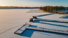 Grudniowy, zimowy port w Sztynorcie - zdjęcie 19