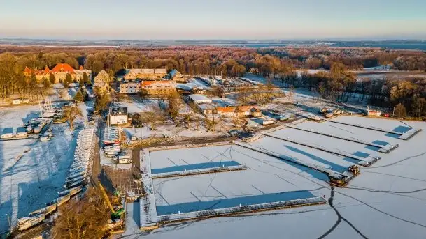 Grudniowy, zimowy port w Sztynorcie - zdjęcie 8