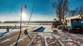 Grudniowy, zimowy port w Sztynorcie - zdjęcie 31