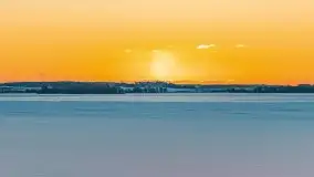 Wschód słońca nad jeziorem Niegocin, krzyż św. Brunona - zdjęcie 6