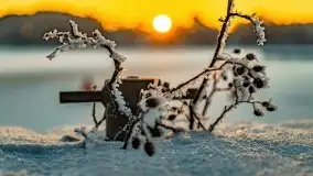 Zimowy wschód i południe w Strandzie nad jeziorem Kisajno - zdjęcie 9