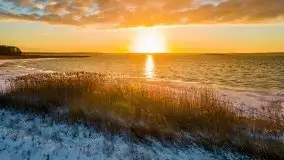 Wschód słońca nad jeziorem Łabap w Radziejach - zdjęcie 61