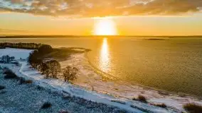 Wschód słońca nad jeziorem Łabap w Radziejach - zdjęcie 65