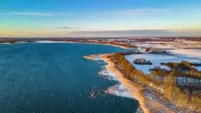 Wschód słońca nad jeziorem Łabap w Radziejach - zdjęcie 10