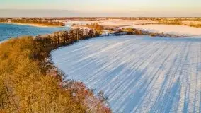 Wschód słońca nad jeziorem Łabap w Radziejach - zdjęcie 7